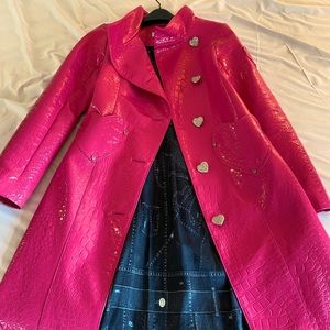 One of a kind SAKS POTTS crocodile embossed jacket. Size 1. Fits XS/SMALL